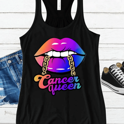 Cancer Queen Shirt, Cancer Birth Sign, Zodiac Cancer Zodiac Birthday Gift Women's Tank - spreadstores