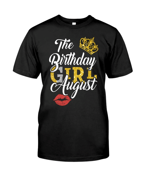 Birthday Shirt, Birthday Girl Shirt, The Birthday Girl August T-Shirt KM0607 - spreadstores