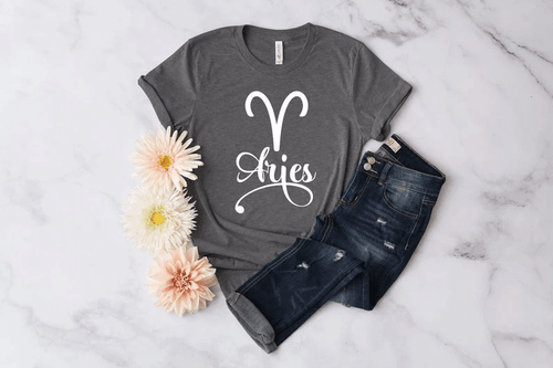 Aries Shirt, Aries Zodiac Sign, Astrology Birthday Shirt, Gift For Her, Best Gift For Aries V1 Unisex T-Shirt - spreadstores