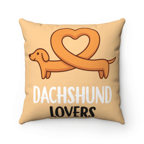 Dachshunds Dog Pillow, Dachshunds Gifts, Love Pet Gift, Gift For Dachshunds Lovers Pillow - spreadstores