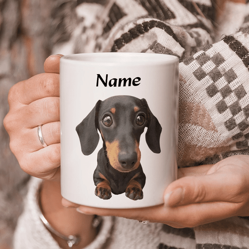 Custom Mugs, Dog Mugs, Dachshunds Dog Mugs, Gifts For Dog Lover, Funny Dachshunds V2 Mug - spreadstores
