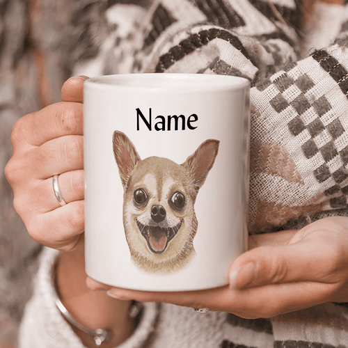Custom Mugs, Dog Mugs, Chihuahua Dog Mugs, Gifts For Dog Lover, Funny Chihuahua Mug - spreadstores