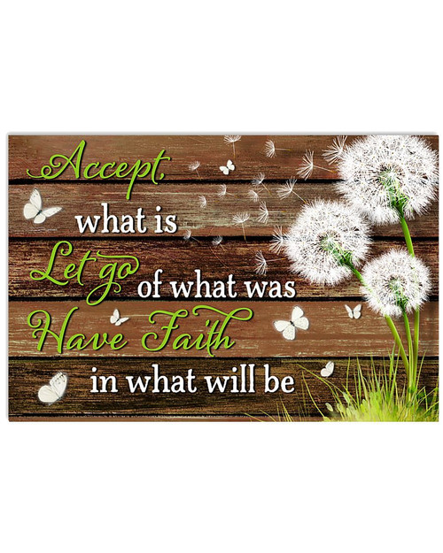 Accept Let Go And Have Faith Poster - spreadstores
