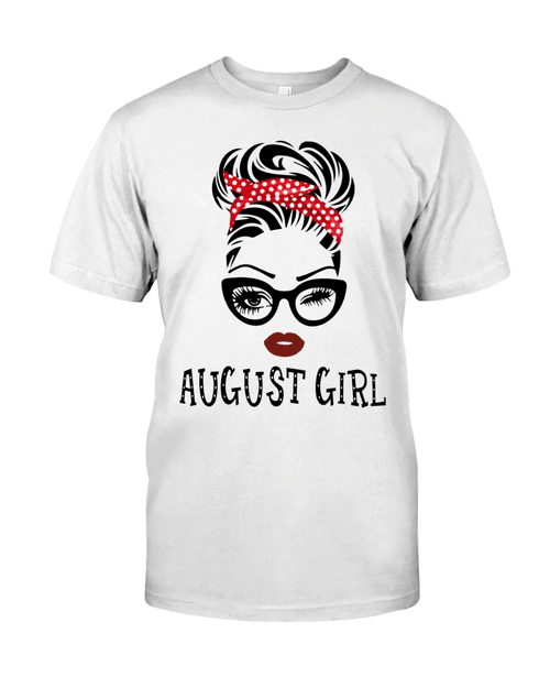 Birthday Shirt, Birthday Girl Shirt, Birthday Shirts For Women, August Girl T-Shirt KM0607 - spreadstores