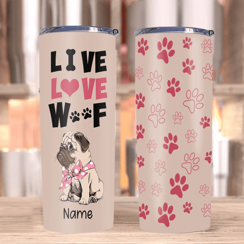 Custom Tumblers, Funny Dog Tumbler, Gifts For Dog Lover, Funny Gift Idea Skinny Tumbler - spreadstores