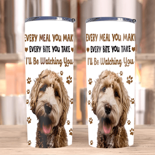 Dog Tumblers, Poodle Tumbler, Gifts For Dog Lover, Every Meal You Make Skinny Tumbler - Spreadstores