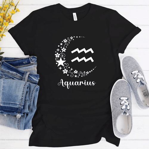 Funny Aquarius Shirt, Aquarius Zodiac Sign, Astrology Birthday Shirt, Aquarius Birthday Gift Unisex T-Shirt - Spreadstores