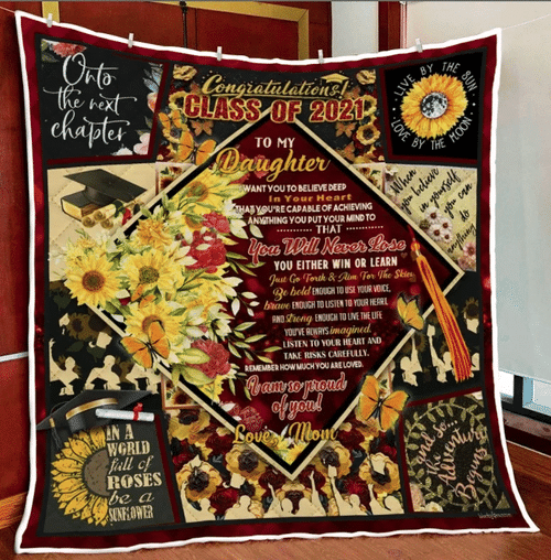 Daughter Quilt, Gifts For Daughter, To My Daughter, I Want You To Believe Deep Quilt Blanket - Spreadstores