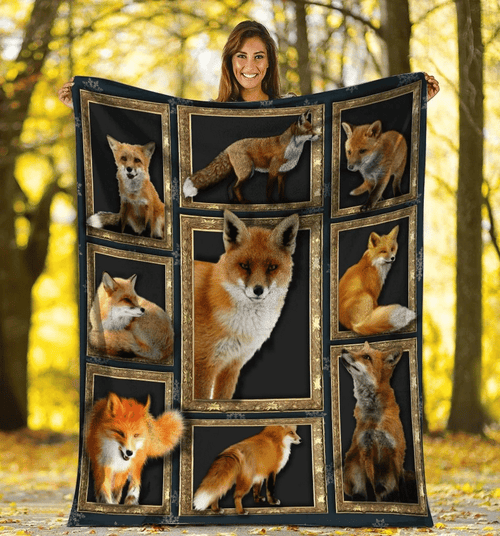 Fox Wild Animals For Fox Lover Fleece Blanket - Spreadstores