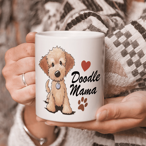 Goldendoodle Dog Lover Doodle Mama Mug, Gift For Dog's Lovers, Love Goldendoodle Dog Mug - Spreadstores