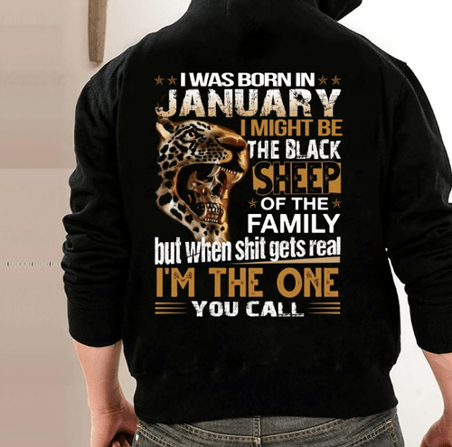 I Was Born In January I Might Be Black Sheep Veteran Hoodie, Veteran Sweatshirts - Spreadstores