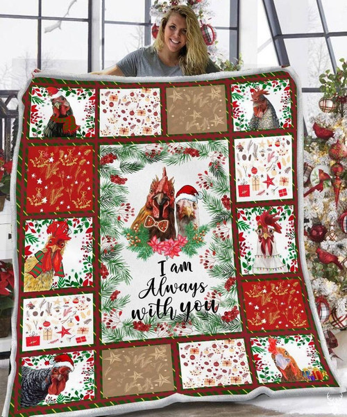 I Am Always With You Blanket Merry Christmas Sherpa Blanket - Spreadstores