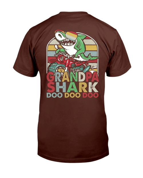 Grandpa Shark Doo Doo Doo TD01 T-Shirt - Spreadstores