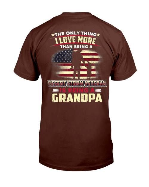 I Am A Veteran - Grandpa Desert Storm Veteran T-Shirt - Spreadstores