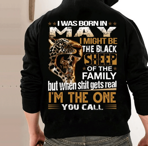 I Was Born In May I Might Be Black Sheep Veteran Hoodie, Veteran Sweatshirts - Spreadstores