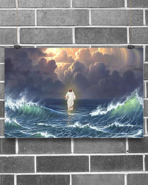 Jesus Shadow Poster, Home Wall Decor - Spreadstores