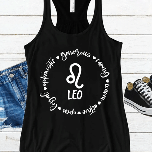Leo Zodiac Tank, Leo Sign Gifts, Astrological Sign Tank, Birthday Gift Idea For Her, Birthday Gift Women's Tank - Spreadstores
