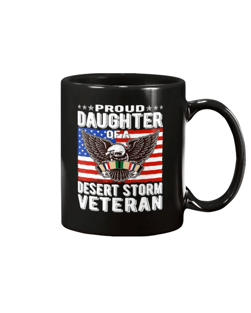 Proud Daughter Of Desert Storm Veteran Persian Gulf War Gift Mug - Spreadstores