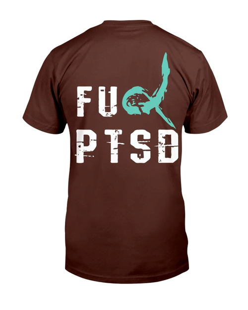 PTSD Veteran Shirt PTSD Awareness Ribbon T-Shirt - Spreadstores