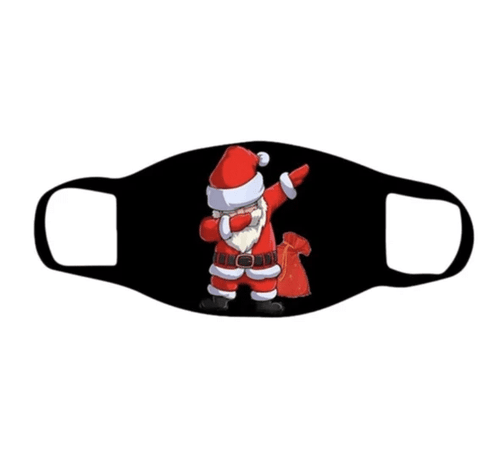Santa Dab Polyblend Face Cover - Spreadstores