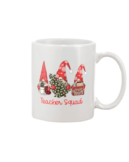 Teacher Squad Christmas White Mug - Spreadstores