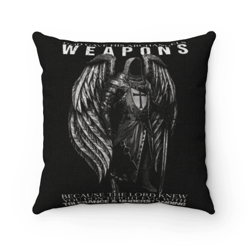 Veteran Pillow, God Gave His Archangels Weapons Because The Lord Knew You Don't Pillow - Spreadstores