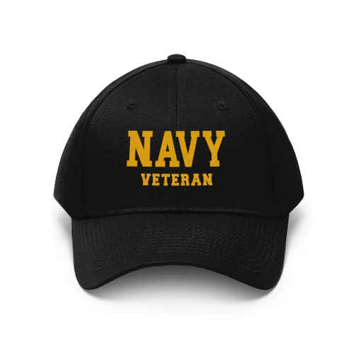 Veteran Hat, Navy Veteran Hat, US Navy Veteran Unisex Twill Hat - Spreadstores