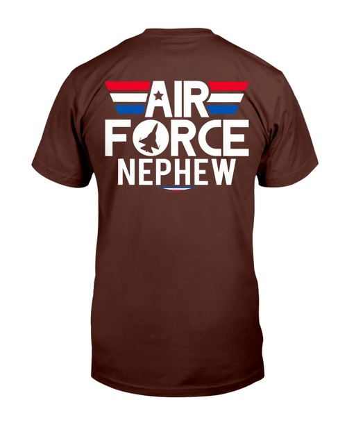 Us Air Force Proud Nephew Veterans American Flag Gift T-Shirt - Spreadstores