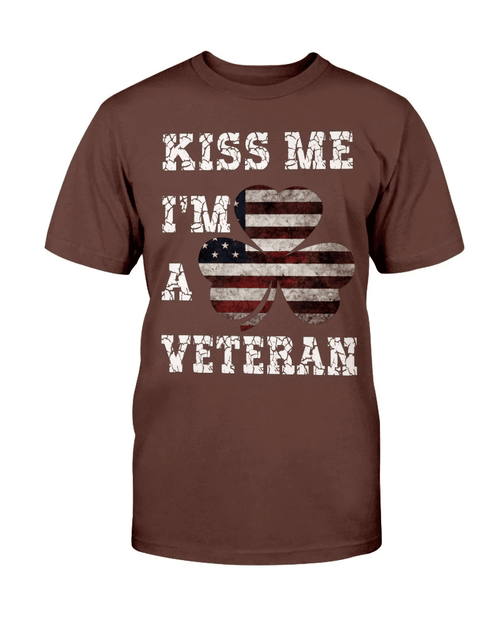 Veteran Patrick Kiss Me I'm A Veteran T-Shirt - Spreadstores