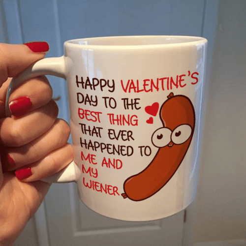 Valentine's Day Gift For Her, Anniversary Gifts Valentine Gift, Happy Valentine's Day To The Best Thing Mug - Spreadstores