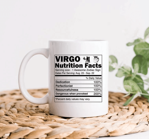 Virgo Coffee Mug, Virgo Zodiac Mug, Virgo Birthday Gift, Virgo Astrology Gift, Virgo Horoscope Mug - Spreadstores