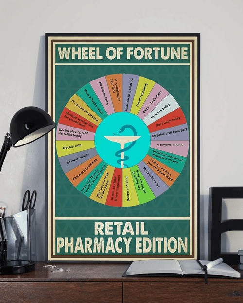 Wheel Of Fortune Retail Pharmacy Edition Canvas - Spreadstores