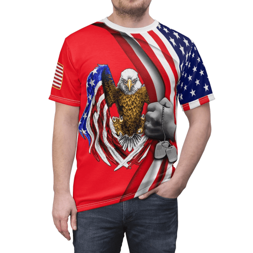 Veteran Shirt, On Friday We Wear Red Veteran 3D Shirt All Over Printed Shirts - Spreadstores