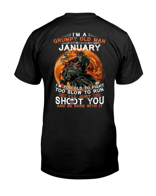 Veteran Shirt, Veteran's Day Gift, I Was Born In January I'm Too Old To Fight Shirt - Spreadstores