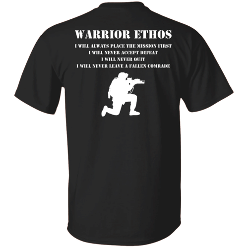 Veteran Shirt, Father's Day Shirt, Gifts For Dad, The Warrior Ethos T-Shirt KM2805 - Spreadstores