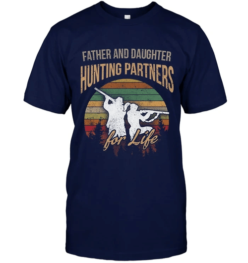 Veteran Shirt, Hunting Shirt, Father And Daughter Hunting Partners For Life, Father's Day Gift For Dad KM1404 - Spreadstores