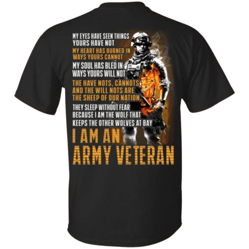 Veteran Shirt, US Army Shirt, I Am An Army Veteran T-Shirt KM0507 - Spreadstores