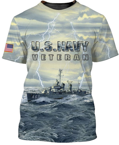 Veteran Shirt, Navy Veteran, U.S Navy Veteran, Gift For Veteran All 3D Shirt All Over Printed Shirts - Spreadstores