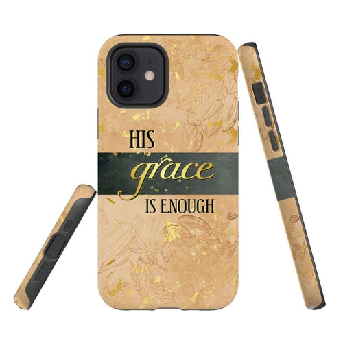 His grace is enough Christian Christian phone case, Jesus Phone case, Bible Phone case