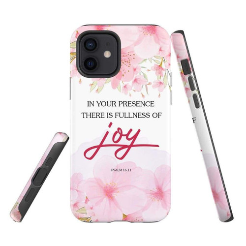Psalm 16:11 In your presence there is fullness of joy Christian phone case, Jesus Phone case, Bible Phone case