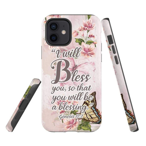 I will bless you so that you will be a blessing Genesis 12:2 Christian phone case, Jesus Phone case, Bible Phone case