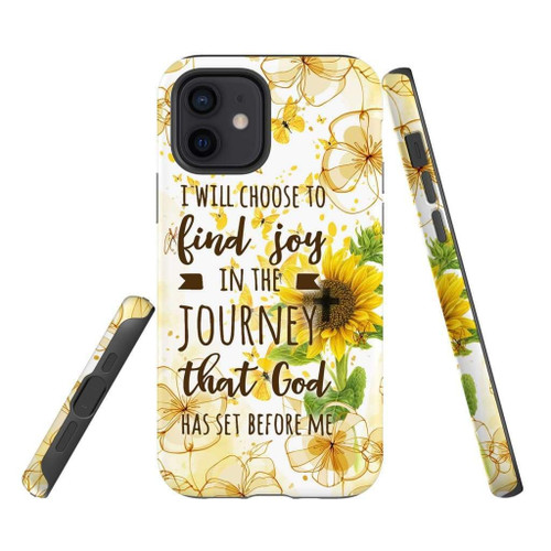 I will choose to find joy in the journey Christian Christian phone case, Jesus Phone case, Bible Phone case