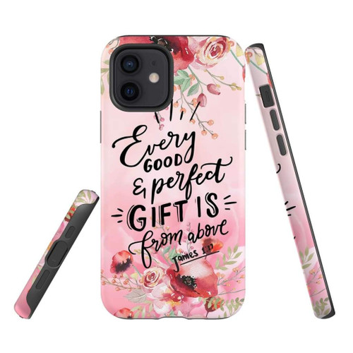 James 1:17 Every good and perfect gift is from above Christian phone case, Jesus Phone case, Bible Phone case