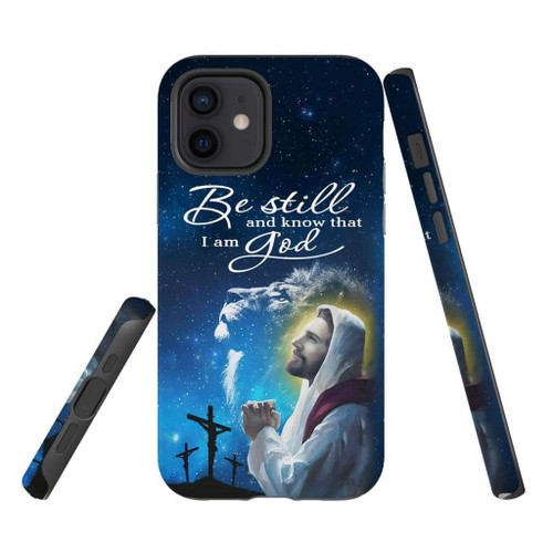 Be still and know that I am God Christian phone case, Jesus Phone case, Bible Phone case
