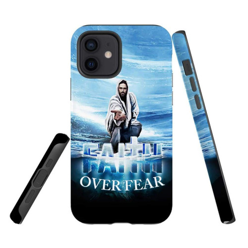 Faith over fear, Jesus hands reaching out Christian Christian phone case, Jesus Phone case, Bible Phone case
