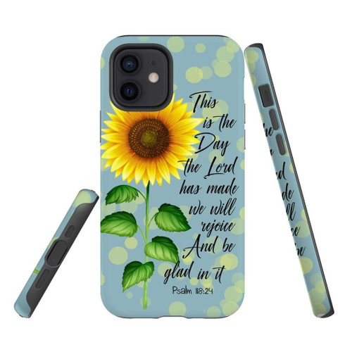 Psalm 118:24 This is the day the Lord has made Christian phone case, Jesus Phone case, Bible Phone case