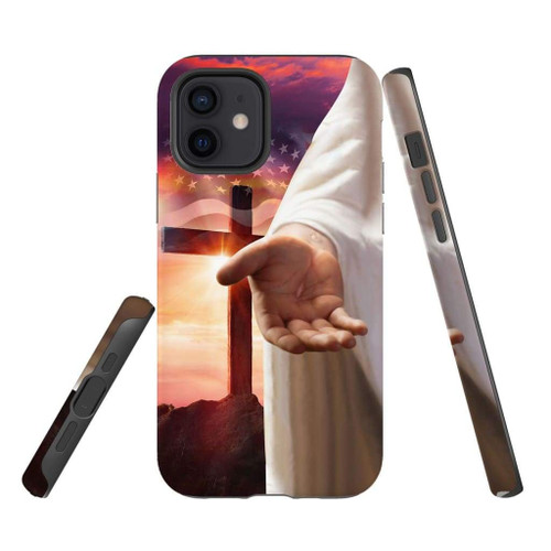 Jesus Outstretched Hands Saves Christian phone case, Jesus Phone case, Bible Phone case