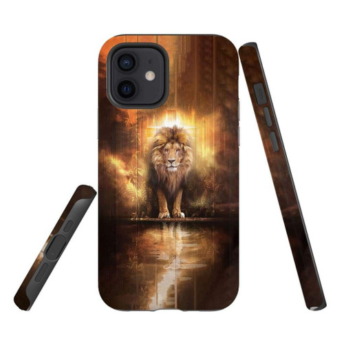 The lion and lamb Christian Christian phone case, Jesus Phone case, Bible Phone case
