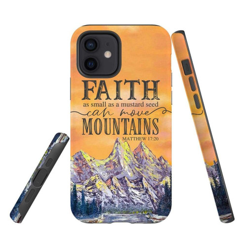 Faith as small as a mustard seed Bible verse Christian phone case, Jesus Phone case, Bible Phone case