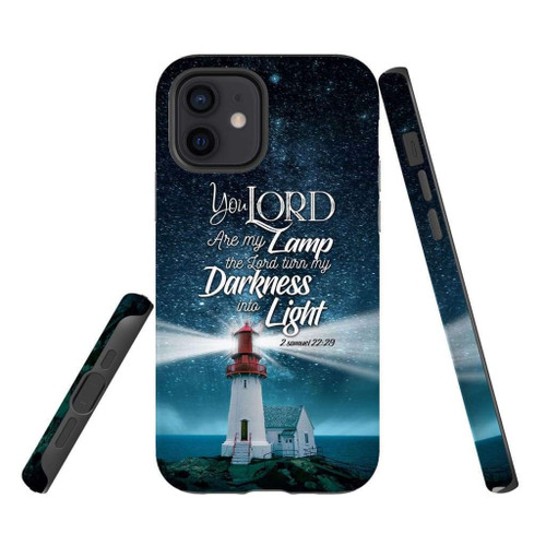 2 Samuel 22:29 You Lord are my lamp Bible verse Christian phone case, Jesus Phone case, Bible Phone case